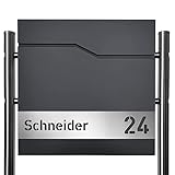 AlbersDesign - Personalisierter Briefkasten individuell mit Ihrem Namen in...