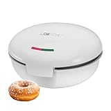 Clatronic® Donut Maker für bis zu 7 Bagels/Donuts | Donutmaker mit antihaftbeschichtet...