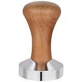 Vicloon Kaffee Tamper,Tamper 51mm mit Holzgriff,kaffeestempel Edelstahl,Espresso...