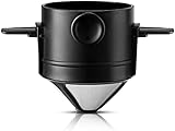 Kaffeefilter Wiederverwendbar, Kaffeefilter Edelstahl, Kaffeefilterhalter, Kaffeefilter...