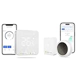 Meross Smart Elektrische Thermostat, Fußbodenheizung WLAN Raumthermostat & WLAN...