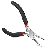 Small Wire Cutters for Crafts, Round Nose Pliers, Jewelry Making Tools Bead Pliers Tools...