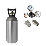 CO2 Druckminderer inkl. 2 kg CO2 Flasche geeignet für Quooker System Wassersprudler...