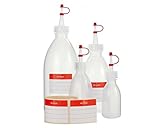 Octopus 4X Quetschflaschen mit 50ml, 100ml, 250ml, 500ml Volumen, Spritzflaschen aus LDPE...