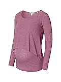 ESPRIT Maternity Damen T-shirt Nursing Long Sleeve T Shirt, Dusty Purple - 547,...