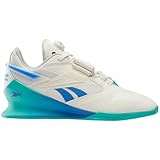 Reebok Herren Legacy Lifter III TRAININGSCHUHE, Chalk/unlshdgreen/kineticblue, 42 EU