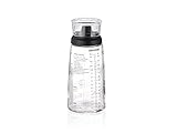 Leifheit Dressing Shaker, hochwertige Glasflasche mit verschiedenen Rezepten für...