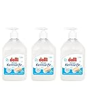 Dalli Flüssige Kernseife, 3x 500 ml parfümfrei seife Haut Pflegend universal (3er-Pack)