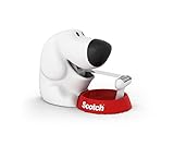 Scotch Tischabroller inkl. 1 Rolle Klebeband - Hunde Klebeband Abroller, auch...