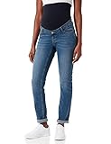 ESPRIT Maternity Damen Pants Denim Otb Slim Umstandsjeans, Blau (Medium Wash 960), 38 EU