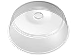 BranQ - Home essential Mikrowellenabdeckhaube, BPA-frei Kunststoff, Transparent, Ø 27x9...