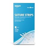 Amazon Basic Care - Wundverschlussstreifen, hypoallergen, steril, 4 Größen, 60...