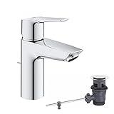 GROHE Start - Einhand-Waschtischarmatur (wassersparend, langlebige Oberfläche, S-Size),...