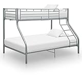 KOIECETA Etagenbett Stockbett Bettgestell Metallbett Bett Hochbett Doppelstockbett...