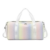 ONETOALL Fitnesstasche Sporttasche Reisetasche mit Schuhfach Nassfach, Weekender...