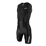 ZAOSU Herren Trisuit Z-Revolution | Triathlonanzug Einteiler mit leichtem Sitzpolster für...