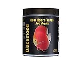 Best Heart Flakes Red Dream Premium Fischfutter, Flockenfutter, Rinderprotein...