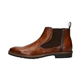 bugatti Herren Merlo Chelsea-Stiefel, Cognac 1, 42 EU