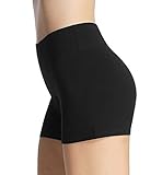 iloveSIA Shorts Damen Schwarz Sport Yoga Fitness Mädchen Boy Shorts Sport und Freizeit, S