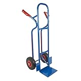 Trestles Profi Sackkarre Sackkarren Vollgummireifen 250kg S04 blau Treppensteiger...