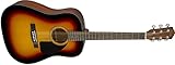 Fender CD-60 Dreadnought V3 DS Akustikgitarre – Walnussgriffbrett – Sunburst