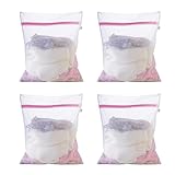 4 Pcs Wäschenetz für Waschmaschine, Wäschesack Waschmaschine Laundry Bag für...