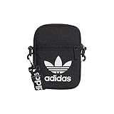 adidas Adicolor Classic Festival Schultertasche, Schwarz, 12 cm x 16,5 cm x 2,5...