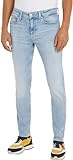 Tommy Jeans Herren Jeans Slim Tapered Fit, Blau (Denim Light), 32W/32L