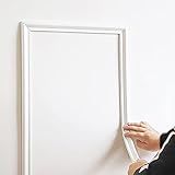 TriMold Peel und Stick Stuhl Rail Molding, selbstklebende Wand Trim für Home Decoration...