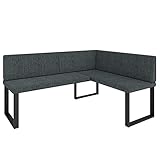 Eckbank Akiko Metal - Eckbankgruppe für Ihrem Esszimmer, Küche modern, Sitzecke,...