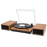 LP&No.1 Schallplattenspieler, Hi-Fi-System, kabellos, Plattenspieler mit...