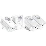 TP-Link TL-PA7027P KIT Powerline Netzwerkadapter weiß & Powerline Adapter Set TL-PA4010P...