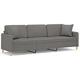 Tidyard 3-Sitzer-Sofa mit Kissen Couch Wohnzimmersofa Bettsofa Loungesofa Designsofa...