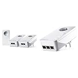 devolo Magic 2 WiFi 6 Multiroom Kit, WLAN Powerline Adapter -bis zu 2.400 Mbit/s, weiß &...