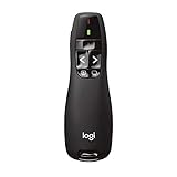 Logitech R400 Presenter, Kabellose 2.4 GHz Verbindung via USB-Empfänger, 15m Reichweite,...