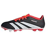 adidas Unisex Predator.4 Fxg Sneaker, Core Black/FTWR White/Solar Red, 42 EU