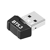 Bluetooth Adapter PC,USB Bluetooth 5.3 Dongle Plug and Play Bluetooth Stick,Computer USB...