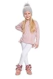 hi!mom Mädchen Kinder Winterleggings aus Baumwolle Winter Warme Leggings in voller Länge...