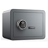 SJYDQ Wandtresore Fingerabdruck und Password Safe Haushalt kleiner Safe Büro Stahl...