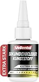 Sekundenkleber für Kunststoff extra stark 30g wasserfest, hitzebeständig & mit...