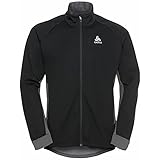 Odlo Herren Langlauf Jacke BRENSHOLMEN, black - new odlo graphite grey, XL