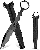 Wvu & Wvo Klein Messer, EDC Messer mit Kydex Scheide, Pocket Knife, 17CM 440C...