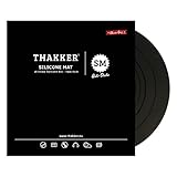 THAKKER Silicone Mat - Plattentellerauflage aus antistatischem Silikon - Schwarz | 3mm...