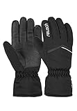 Reusch Damen Fingerhandschuh Marisa mit Langer Stulpe Black/White, 7,5