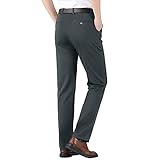 MILAX Herren Hose Cotton Slim Fit Chino Stretch Flat Front Pant Herren Anzughose...