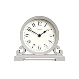 JONES CLOCKS® Saloon Tischuhr I Traditionelles DoppelIscrollIDesign I Grau I...