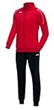 JAKO Kinder Trainingsanzug Polyester Classico, rot, 128, M9150