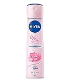 NIVEA Rosenblüte Deo Spray (150 ml), Anti-Transpirant schützt 48h vor Schweiß und...