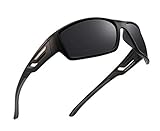 PUKCLAR Herren Sportbrille Polarisierte Sonnenbrille Fahrerbrille UV400 Schutz...