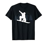 Snowboard-Geschenke für Männer Kinder Jungen cooles Snowboard T-Shirt